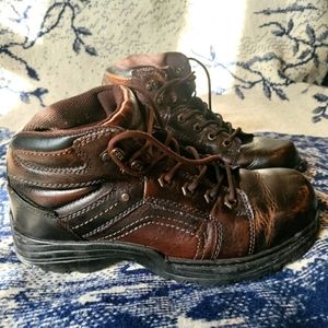 GBX men's brown leather boots sz 10.5
